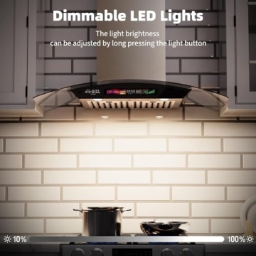 30" Wall Mount Range Hood with 900 CFM Smart Features