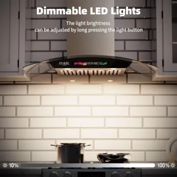 30" Wall Mount Range Hood with 900 CFM Smart Features