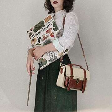 ECOSUSI Women PU Leather Satchel Purse Vintage Small College Crossbody Messenger Bag Work Cross-body...