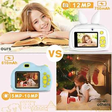 TURN RAISE Kids Photo Camera for Creative Adventures