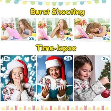 TURN RAISE Kids Photo Camera for Creative Adventures