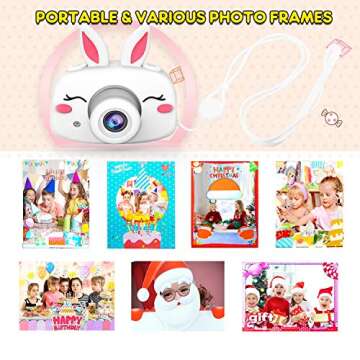 TURN RAISE Kids Photo Camera for Creative Adventures