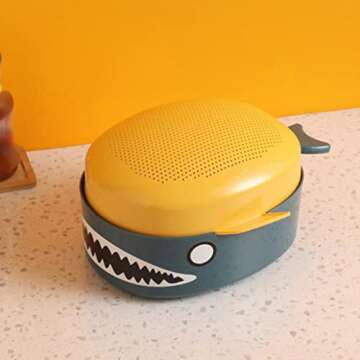 Hemoton Fridge Containers 1pc Double Layer Drainer Basket Detachable Food Pp Refrigerator Containers