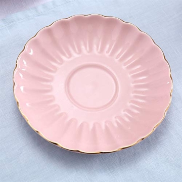 Elegant Keyron Heasa Porcelain Coffee Cup with Saucer