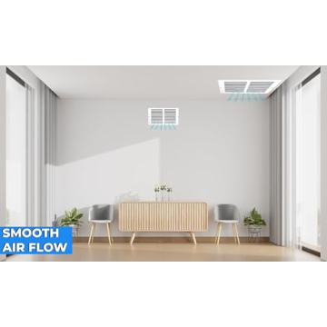 HVAC Premium 18x10 Flat Stamped Steel Return Air Grille