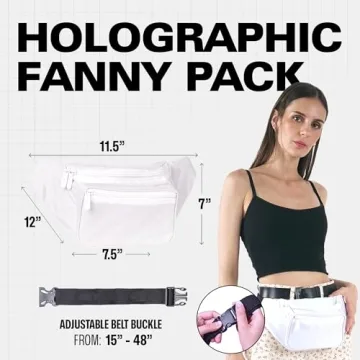 Stylish and Durable White Fanny Pack for All Adventures