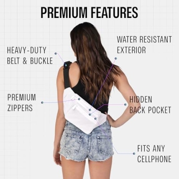 Stylish and Durable White Fanny Pack for All Adventures
