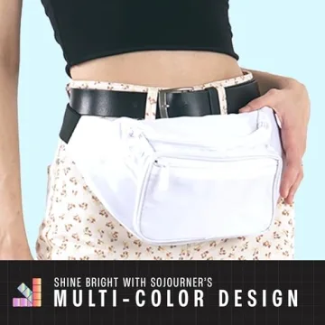 Stylish and Durable White Fanny Pack for All Adventures