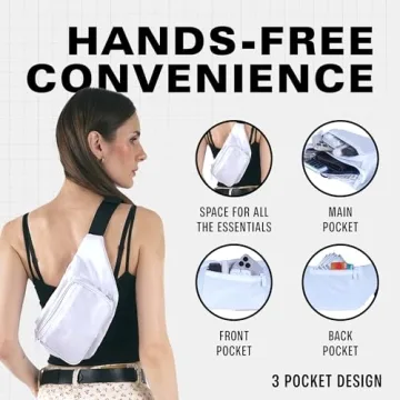 Stylish and Durable White Fanny Pack for All Adventures