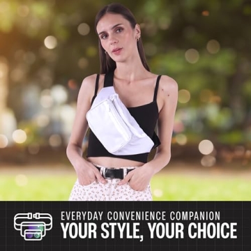 Stylish and Durable White Fanny Pack for All Adventures