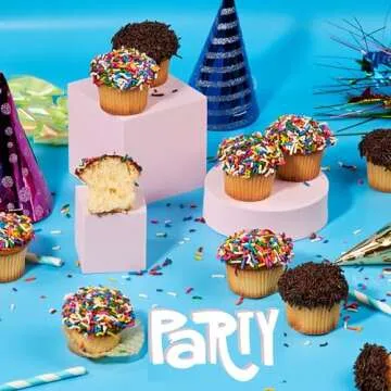 Gourmet Cookie Gift Box | 12 Individually Wrapped Sprinkle Cupcakes | Valentine Cookie Basket | Christmas, New Year’s & Birthdays | Men, Women & Kids | Stern’s Bakery (Sprinkle Cupcake Gift Pack)