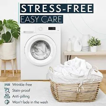 HC Collection King Size Bed Sheets - Soft, Durable, Luxury