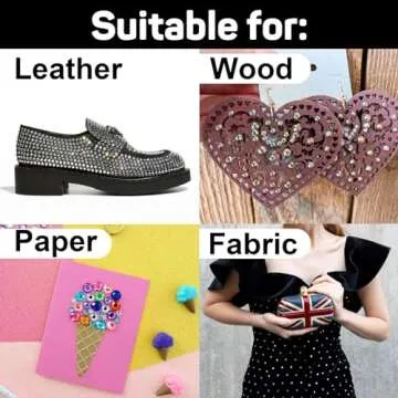 Worthofbest Hotfix Rhinestone Setter, Hot Fix Applicator Tool Bedazzler Kit with rhinestones, Kit, Hot Fixed Wand for Clothes Clothing Fabric Crafts, 5000 Pcs, AB Crystal, Clear, 3 Gems Sizes, Tips