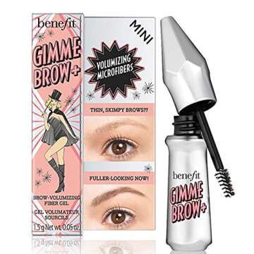 Benefit Mini Gimme Brow+ Eyebrow Gel for Defined Brows