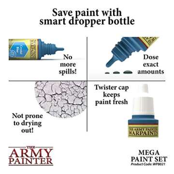 The Army Painter Miniature Painting Kit 50 Colors