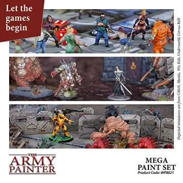 The Army Painter Miniature Painting Kit 50 Colors