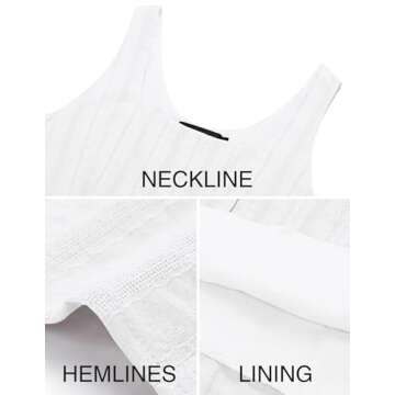 ZESICA Summer Sleeveless Sundress for Women - Stylish and Versatile