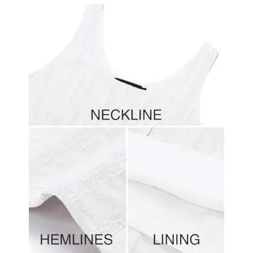 ZESICA Summer Sleeveless Sundress for Women - Stylish and Versatile