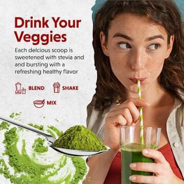 Barlean's Organic Greens Powder Superfood Supplement