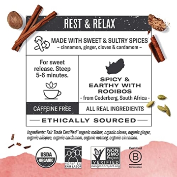 Numi Organic Rooibos Chai Tea Loose Leaf 200 Cups