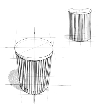 SIMPLIHOME Demy Industrial Accent Side Table in Natural