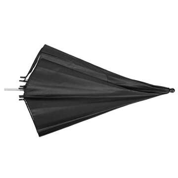 Neewer 33"/83cm Photo Studio Black/Silver Reflective Lighting Umbrella for Photography Studio Flash Light and Location Shoots