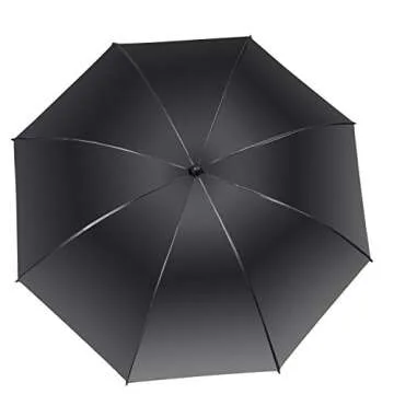 Neewer 33"/83cm Photo Studio Black/Silver Reflective Lighting Umbrella for Photography Studio Flash Light and Location Shoots