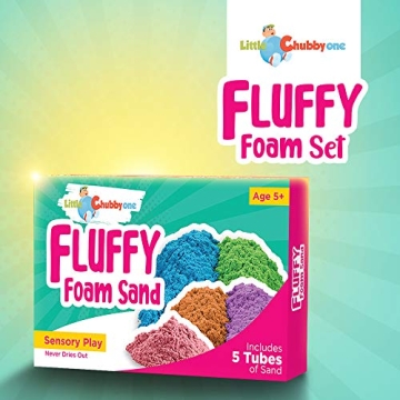 Little Chubby One Fluffy Foam Sand Set for Kids