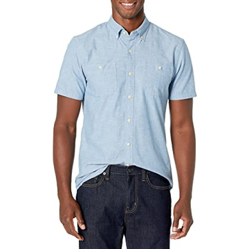 Goodthreads Men's Chambray Short-Sleeve Shirt - Slim Fit