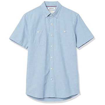 Goodthreads Men's Chambray Short-Sleeve Shirt - Slim Fit