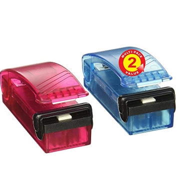 iTouchless Handheld Heat Bag Sealer (2-Pack) for Airtight Food Storage Saver, Reseals Snack Bags, Se...