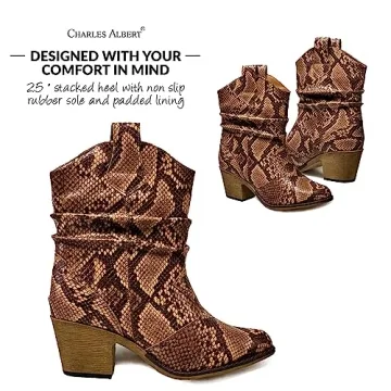 Stylish Charles Albert Cowboy Boots for Women