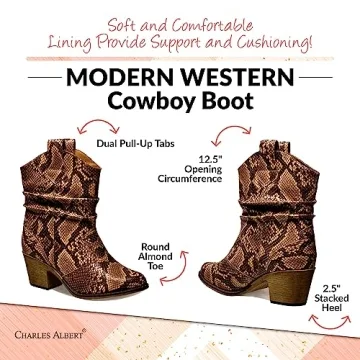 Stylish Charles Albert Cowboy Boots for Women