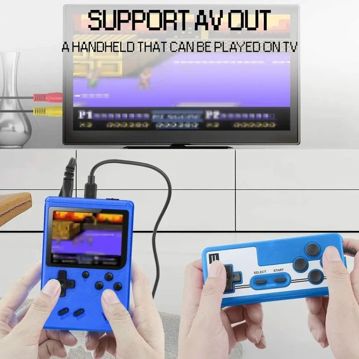 DEIKAL Handheld Retro Game Console with 500 Games