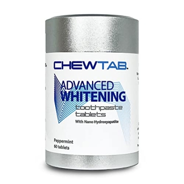 Weldental Chewtab Advanced Whitening Toothpaste Tablets with Nano Hydroxyapatite (Peppermint)