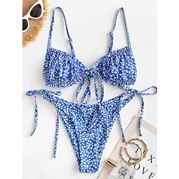 Stylish ZAFUL Floral Bikini Sets for Beach Parties
