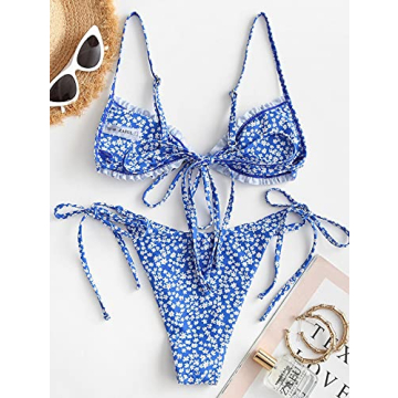 Stylish ZAFUL Floral Bikini Sets for Beach Parties