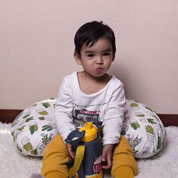 ALVABABY Organic Cotton Nursing Pillow Cover for Moms