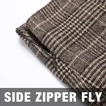 Chic Fall Winter Plaid Mini Skirt for Women 2022