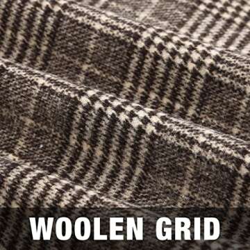 Chic Fall Winter Plaid Mini Skirt for Women 2022