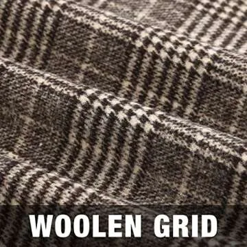 Chic Fall Winter Plaid Mini Skirt for Women 2022