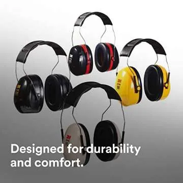 3M Over-the-Head Earmuffs for Excellent Hearing Protection