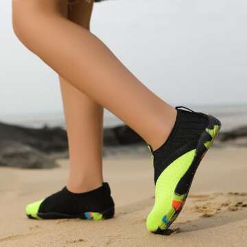 QPT Water Shoes for Toddlers and Kids - Quick Dry and Comfortable