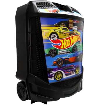 Hot Wheels 100 Car Rolling Storage Case
