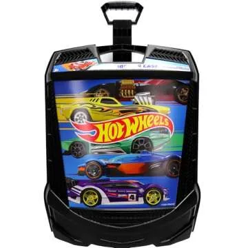 Hot Wheels 100 Car Rolling Storage Case for Kids