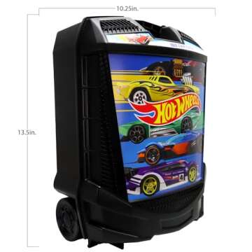 Hot Wheels 100 Car Rolling Storage Case