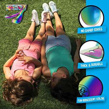 Shoe Horn Set for Kids & Adults, Rainbow Stainless Steel Metal, 2 Pack, 7.5 Inch Travel Shoe Horns for Sneakers, Boots, Men & Women, Small