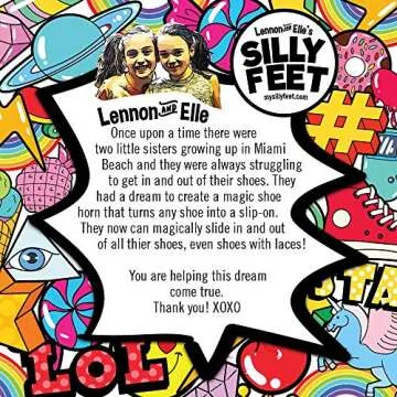 Shoe Horn Set for Kids & Adults, Rainbow Stainless Steel Metal, 2 Pack, 7.5 Inch Travel Shoe Horns for Sneakers, Boots, Men & Women, Small