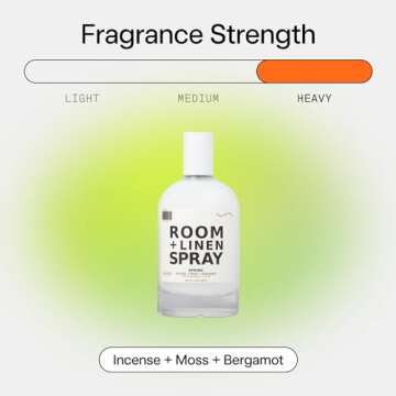 DedCool - Room + Linen Spray (05 Spring, 3.5 fl oz | 103 mL) Luxurious Fragrance, Natural Linen Spray for Bedding, Laundry, Fabric Freshener Spray, Clean, Non-Toxic, Infused with Essential Oils