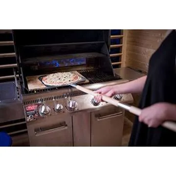 Large Pizza Peel 16 inch with 37 inch Detachable and Adjustable Handle The overall size Pizza Paddle is 14x16 Inch and 53 Inch long By Q's INN